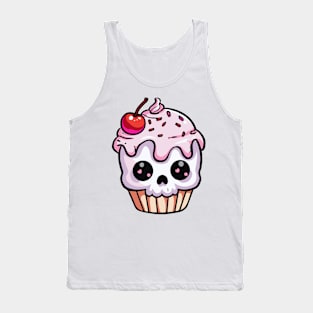 skull cupcake Tank Top